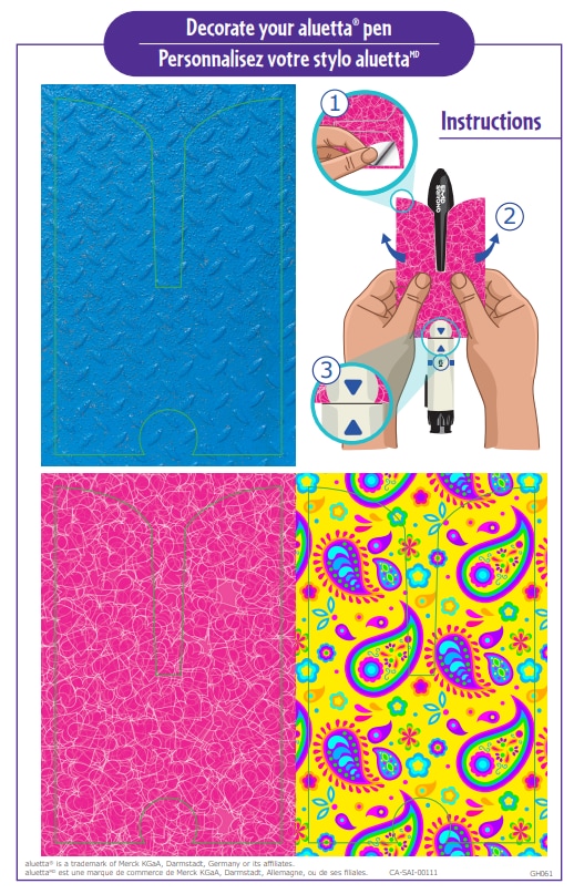 Allueta Pen Decals